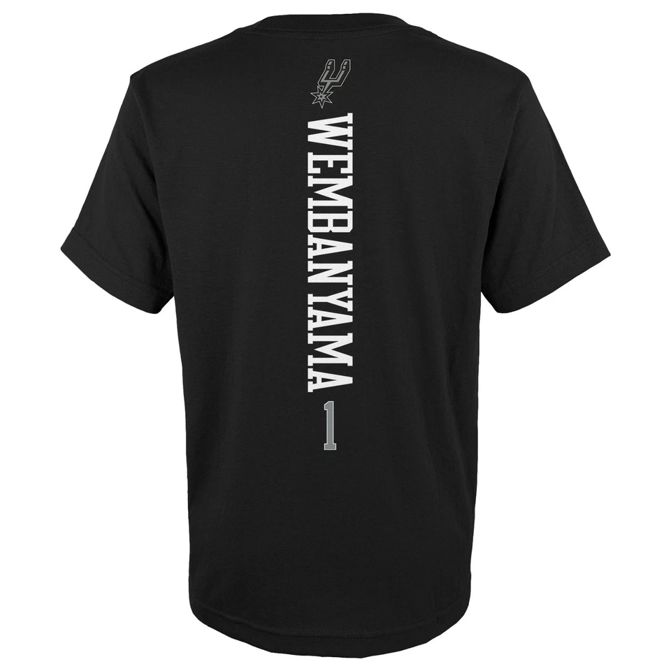 NBA T-Shirt San Antonio Spurs Victor Wembanyama Basketball Shirt Trikot Jersey - Bild 3 von 3
