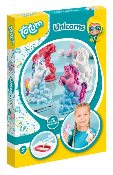 Totum Creativity Einhorn Gipsfiguren GießEn Basteln Gestallten Einhorn Unicorn-image