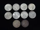 Group of 10 Peace Silver Dollars Mixed Conditions Lot #2 NICE!