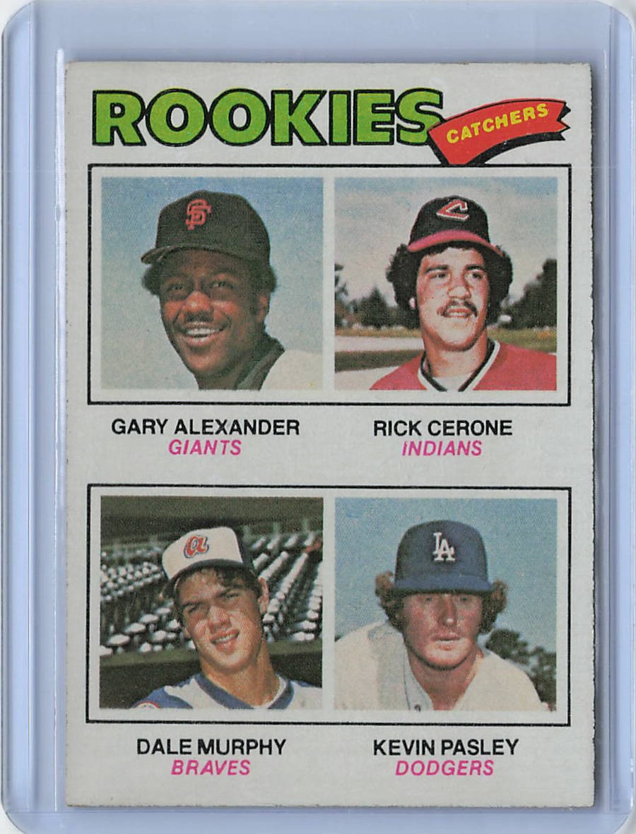 1977 Topps #476 Rookie Catchers- Dale Murphy