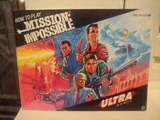 MISSION IMPOSSIBLE Nintendo NES Game Original ULTRA 1990 Manual Booklet  ONLY 