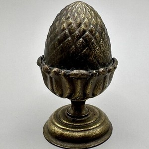 Artichoke Pinecone Acorn Pineapple Finial Handle Pull Knob Acanthus Decor Vtg
