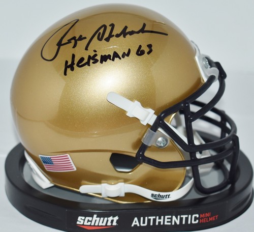 ROGER STAUBACH AUTOGRAPHED SCHUTT NAVY MIDSHIPMEN MINI HELMET 1963 HEISMAN JSA - Picture 2 of 7