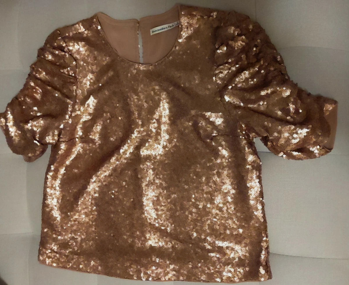 abercrombie sequin top