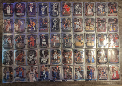 2018-2023 Panini Prizm Basketball 50-Card Bundle