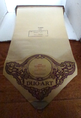 DUO-ART KLAVIERROLLE. SCHUTT'S ROMANCE Op 38 Nr 2. PLAYED BY DAVID PESETSKY