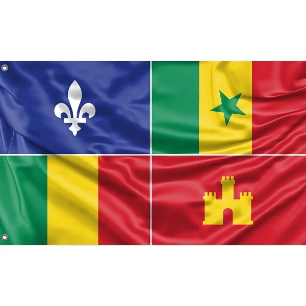 Louisiana Creole People Flag | Unique Design, 3x5Ft/90x150cm | eBay