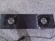 Middle Atlantic QTFP-2 Three Space Quiet Fan Panel with 2 Fans