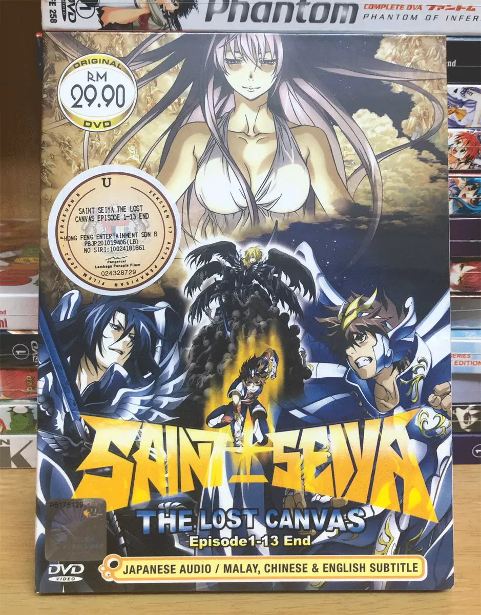 Cavaleiros Zodíaco Lost Canvas Saint Seiya 6 Dvds Volume 1+2