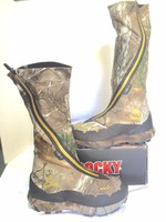 Men's Rocky ro010 Realtree Xtra Broadhead Hidden Laces Waterproof Outdoor Boot Men's Rocky ro010 Realtree Xtra Broadhead Hidden Laces Waterproof Outdoor Boot