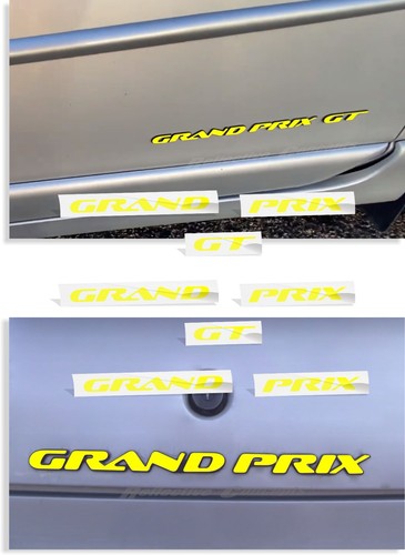GT Door and Trunk Badge Overlay Decals for 1997-2003 Grand Prix GT - Picture 38 of 77