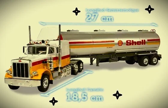 高品質の人気 1/43 ALTAYA タンカートレーラー シェル 359 PETERBILT