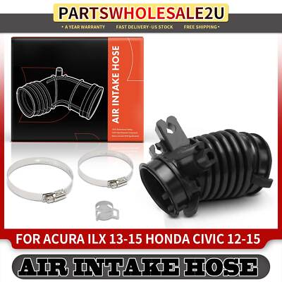 Engine Air Intake Hose For Honda Civic L4 1.8L 2012-2015 - Direct Replacement 17225-R1A-A01 (munirater)