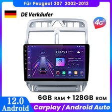 6G+128G per Peugeot 307 307CC 307SW 2002-2013 Autoradio Android 13 GPS Navi DSP