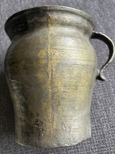 Messing (?)  Metall - KRUG , ca. 1,6 kg Vase H&ouml;he 15,5 cm