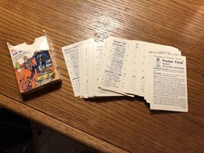 Vintage 1984 Professor Joules 50s 60s Trivia Card Game Used