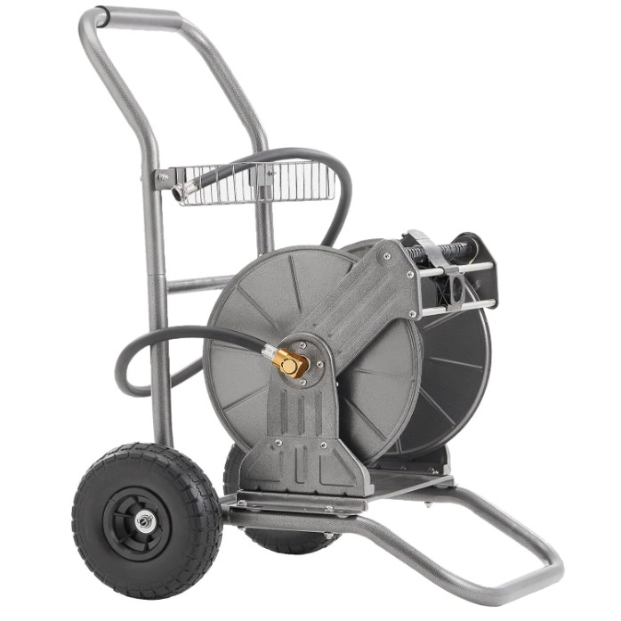 Giraffe Tools Heavy Duty Water Hose Reel Cart, Garden Hose R