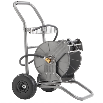 Giraffe Tools Steel 150-ft Wall-Mount Hose Reel Stainless Steel | SW8US