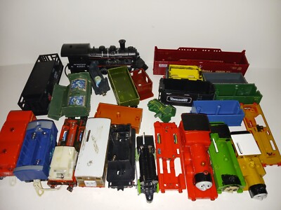 REPAIR/PARTS Trains Magnetic/Wooden/Plastic Pieces Set Lot