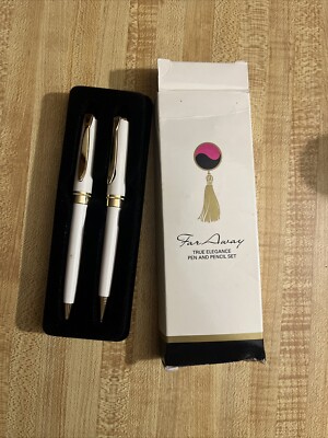 Vintage 1996 Avon FAR AWAY Pen & Pencil Set