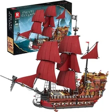 Reobrix Caribbean Pirate Ship Building Blocks Toy Building DIY Model kit 3066PCS
