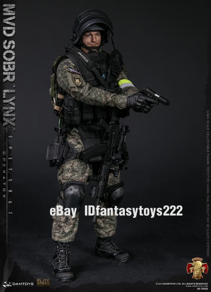 DAMTOYS 78058 1:6 Russian Spetsnaz MVD SOBR LYNX Action Figure.