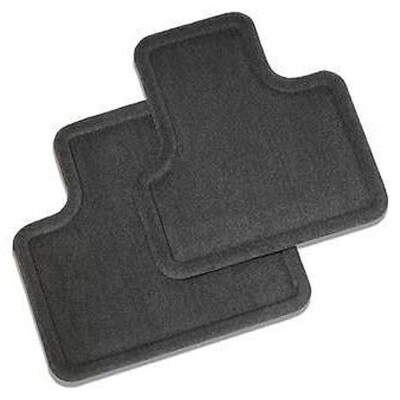 NEW GM Rear Carpet Floor Mats - Ebony (Trailblazer, 9-7X, Envoy) OEM 15229703