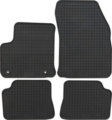 Gummimatten 4-Teile schwarz für Opel Corsa F Elektro (Corsa-E) ab 02/2020 PETEX