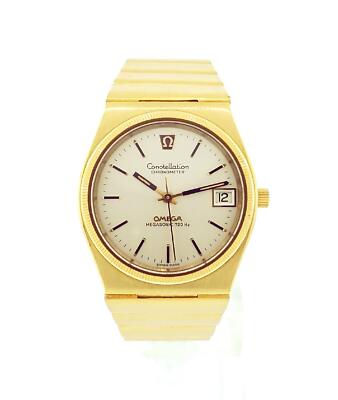 Omega Constellation 398.0819 Megasonic 720 Hz 18k Yellow Gold