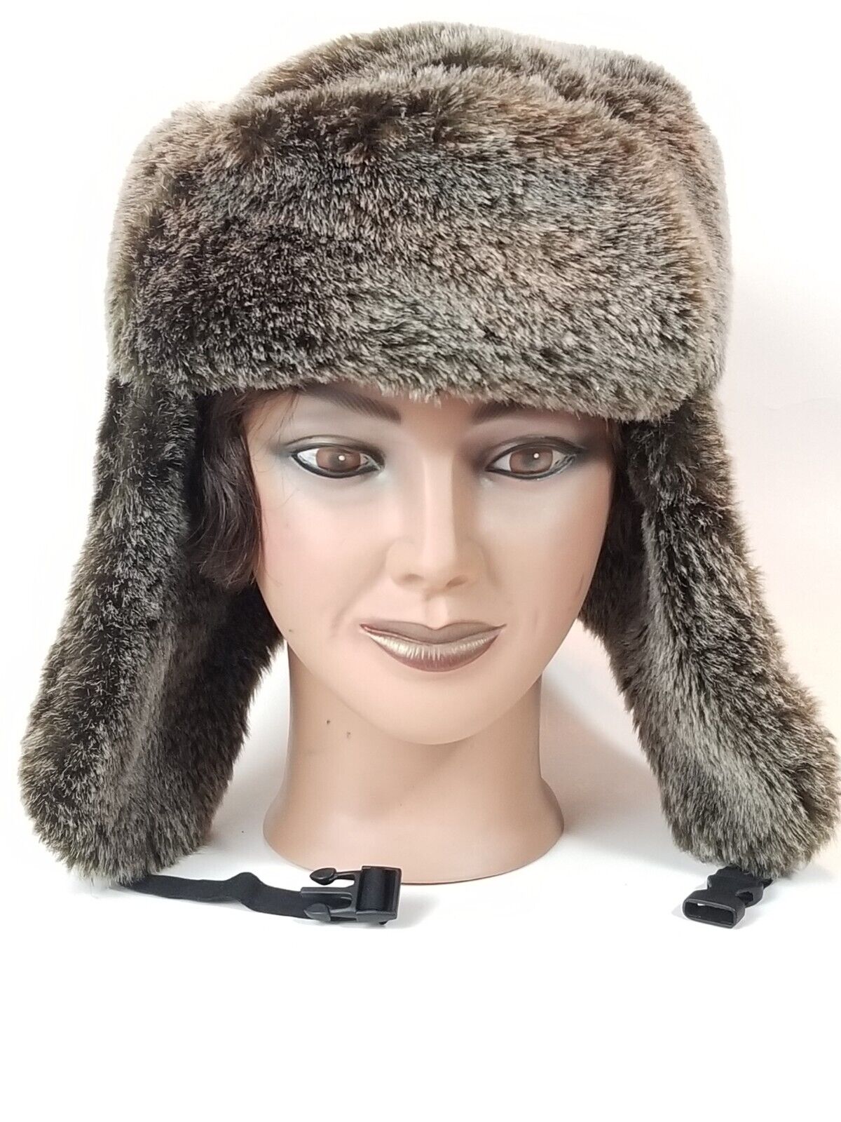 Dorfman Pacific Co Men's Brown Faux Fur Trapper Hat S… - Gem