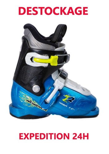 Chaussures De Ski Tecnica JTR 3 Enfant - Taille 2,5 / Mondo 20,5 - Occasion Bon État - Débutant