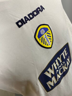 Maillot Leeds United Domicile 2004/05 - Diadora - Taille M - Manches Longues - Occasion