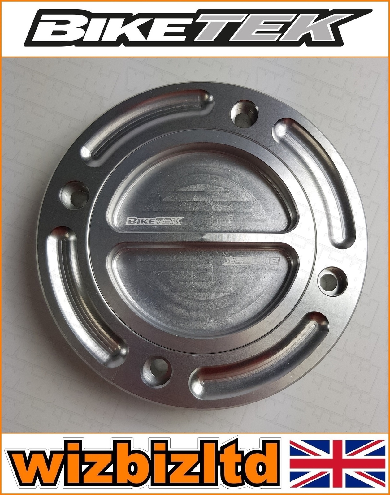 Biketek Silver Keyless Screw Fuel Cap (Gas Cap) Suzuki GS 500 E 1989