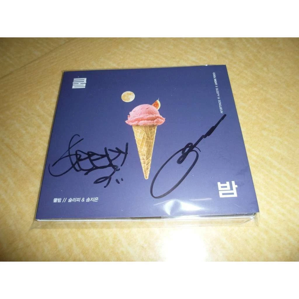 KOREA CD/Sleepy & Song Jieun(Secret) Cool Night / SIGNED! | eBay