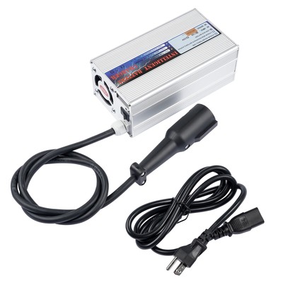 NEW Golf Cart Battery Charger+Round 3 Pin Plug Automatic Power Failure 48V 20Amp