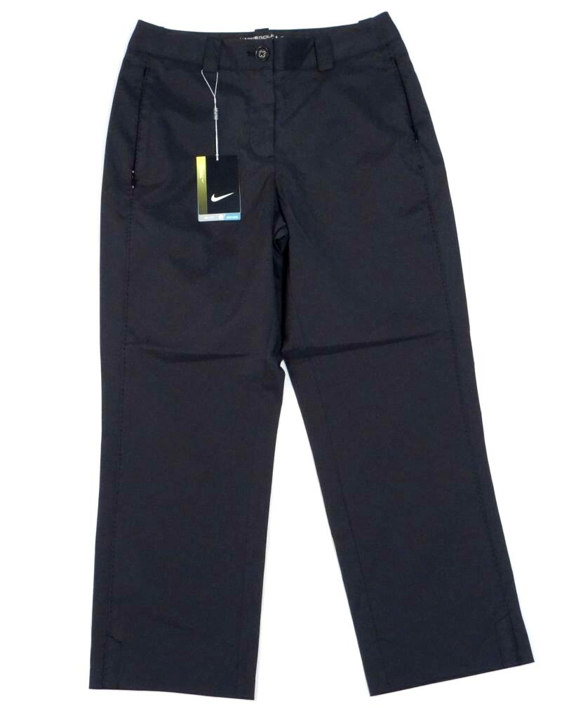 Nike Golf Tour Performance Dri Fit Black Capri Golf Pants Cropped
