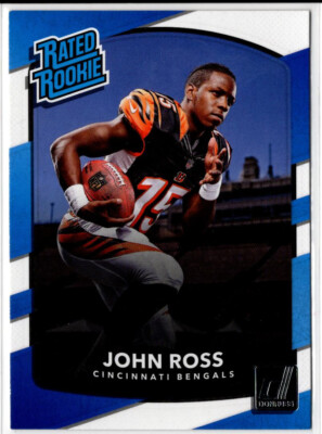 2017 Panini Donruss Football John Ross No. 344 Cincinnati Bengals