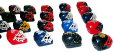 Hockey Helmet NHL Lot-By Franklin-29 Mini Helmets With Hockey Team Logo's 1.5