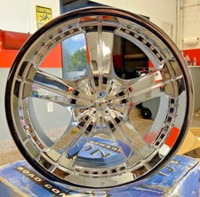 HELO 824 24X9.5" PCD 6x139.7 ET +25 CHROME RIM