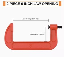 2 X 6 Inch Heavy Duty G Clamp Vice Wood Metal Steel DIY Welding Work