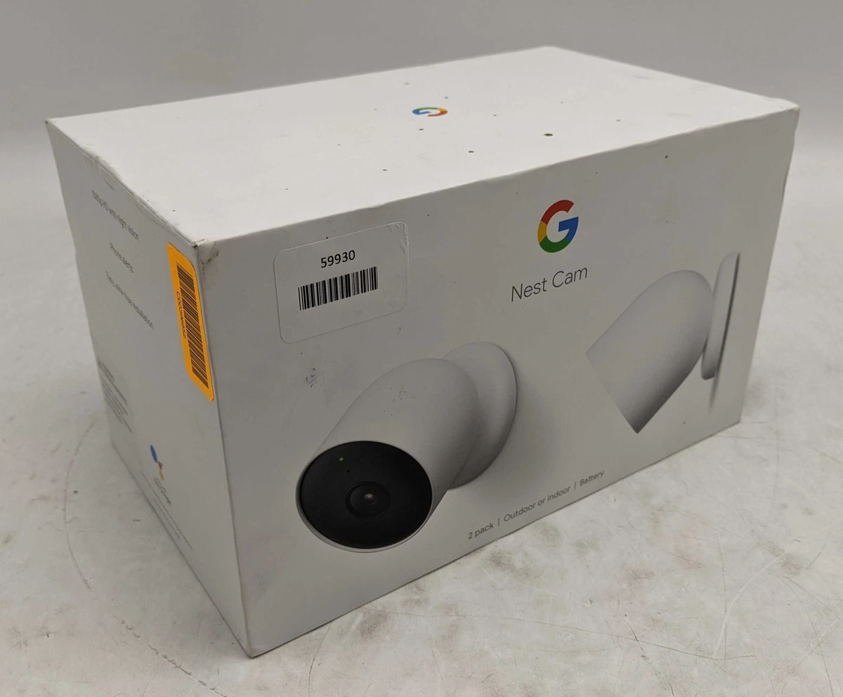 Google Nest Cam Security Camera 2 Pack White G3AL9 eBay