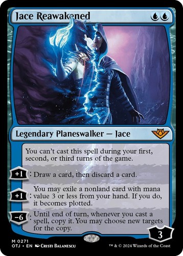 MTG Jace Reawakened Promo Pwfm 2024 Winter 0002 Japanese Limited