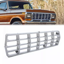 For Ford F-100 F-150 F-250 Bronco Pickup 78-79 Front Grille Chrome Shell Insert