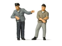 Preiser 65372 LokfüHrer Und Heizer 2 Figuren Zur Dampflok Spur 0 Neu