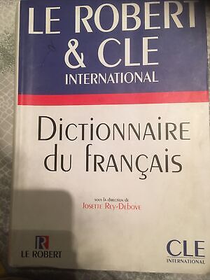 Le Robert & Cle Dictionnaire Du Francais Monolingue Dizionario Francese 