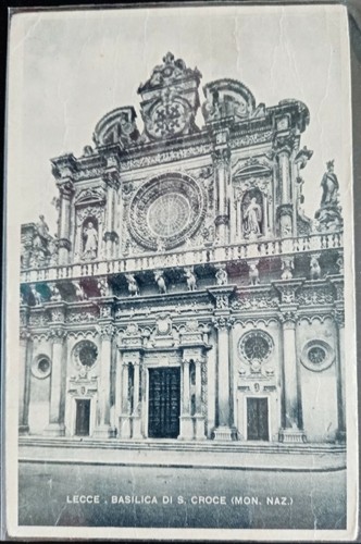 1915 -Lecce- Basilica S.Croce - 第 1/1 張圖片