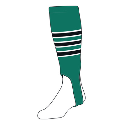 Customizable Baseball Stirrup Socks Dugout Pattern A