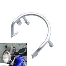 Silver Headlight Upper Fairing Stay Protector For Suzuki DR250