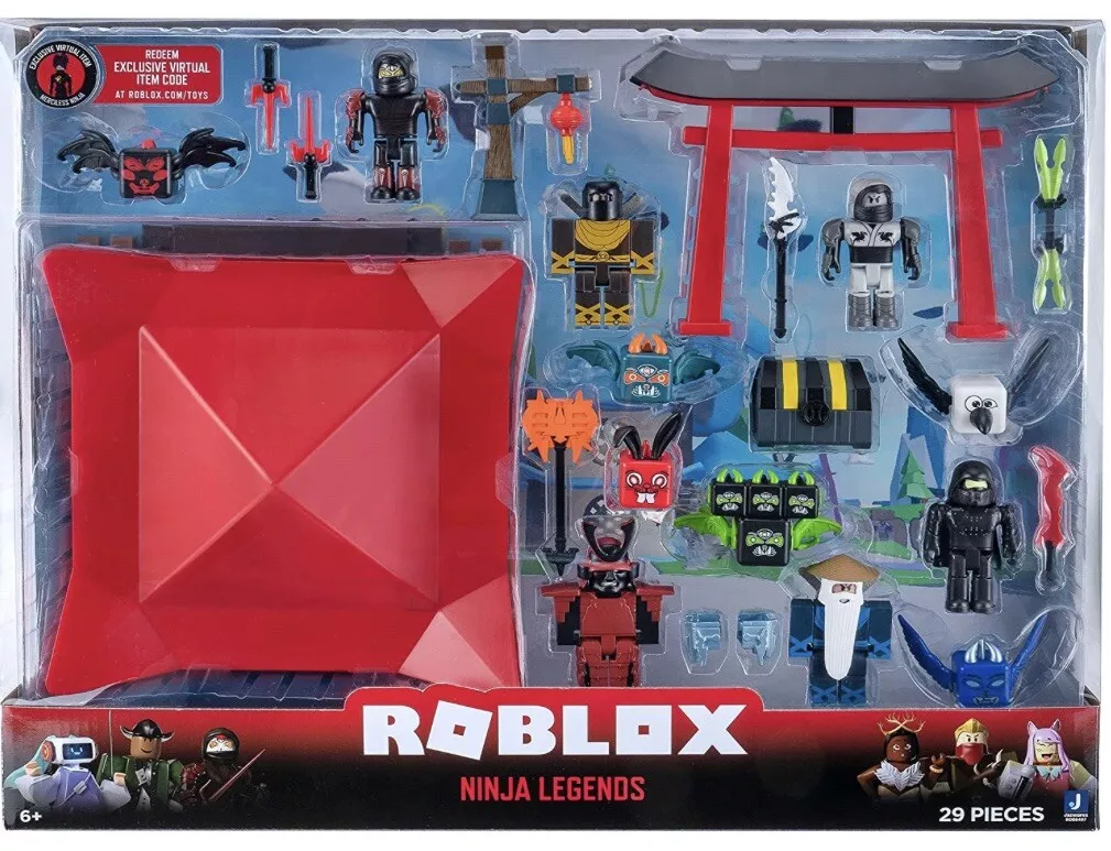 Roblox Ninja Legends 29 Pieces Playset 6 Figs + Accessories