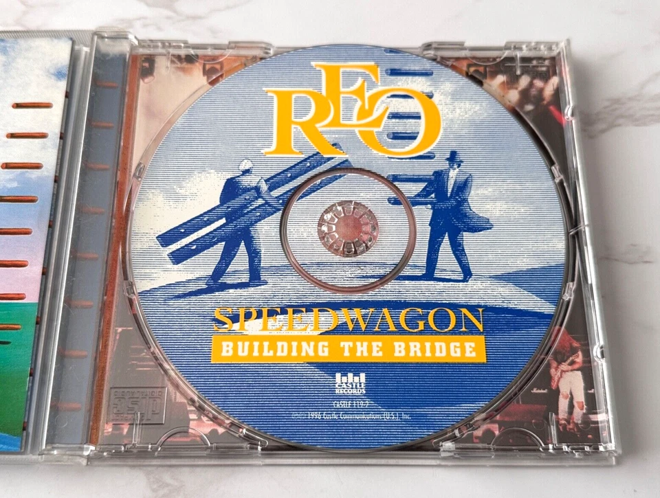 REO Speedwagon Building The Bridge CD ORIGINAL PRESS 1996 Castlle 119-2 RARE OOP - Image 2 of 4